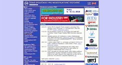 Desktop Screenshot of cndt.cz